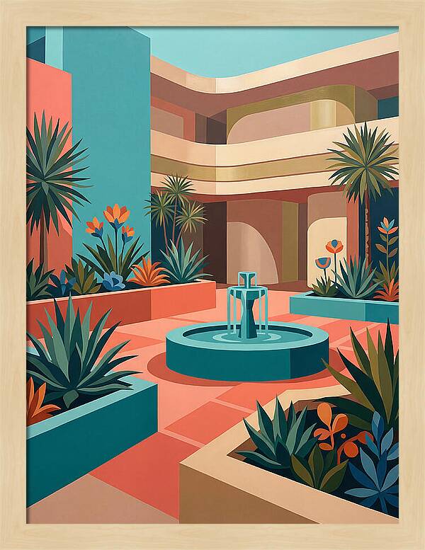Courtyard Oasis Vibes