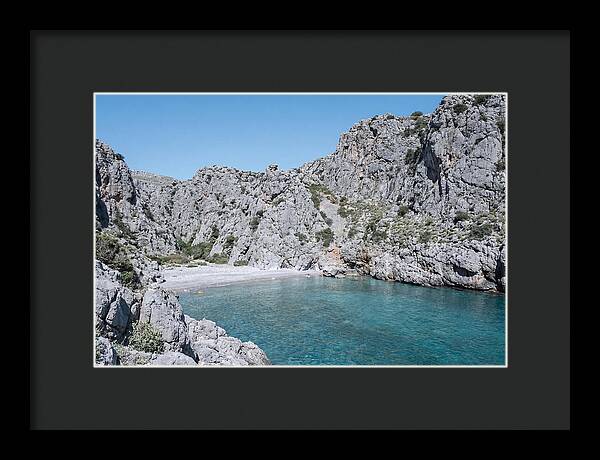 Cove Nestled Between Tall Cliffs