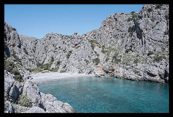Cove Nestled Between Tall Cliffs