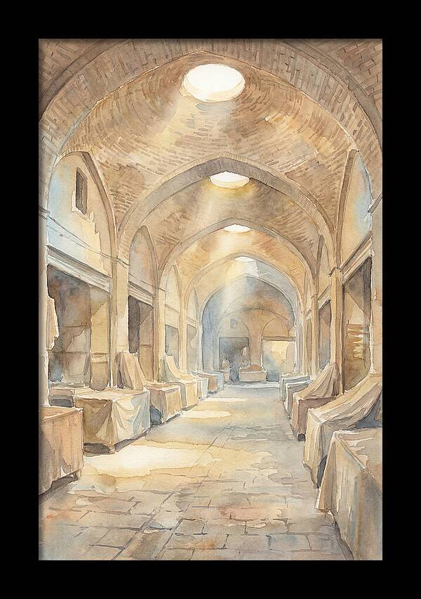 Covered Bazaar With Vaulted Brick Ceiling