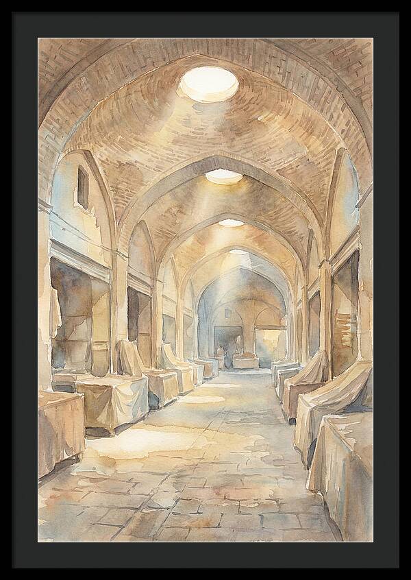 Covered Bazaar With Vaulted Brick Ceiling