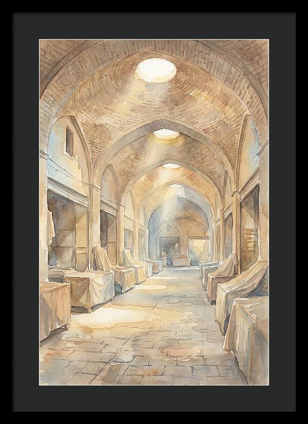 Covered Bazaar With Vaulted Brick Ceiling