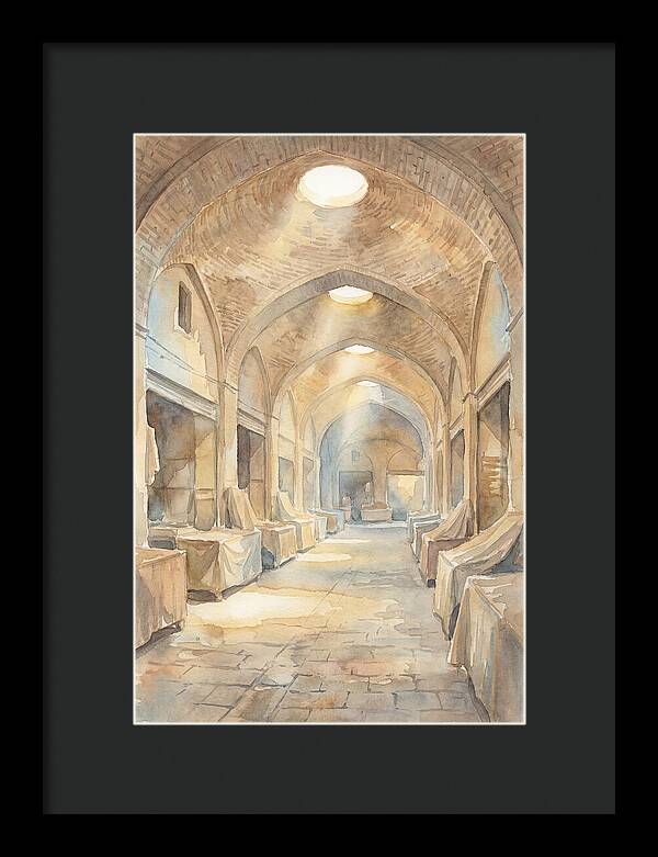 Covered Bazaar With Vaulted Brick Ceiling