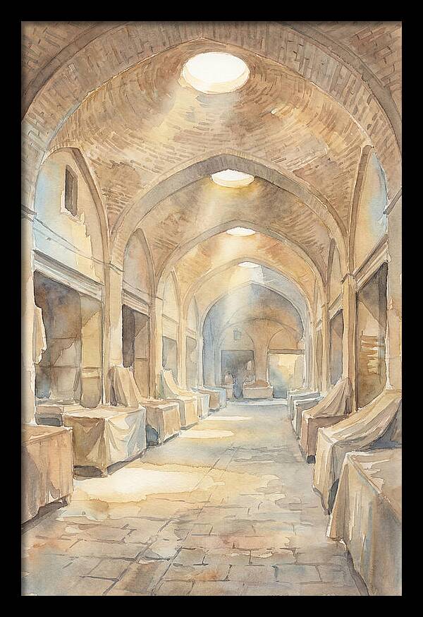 Covered Bazaar With Vaulted Brick Ceiling