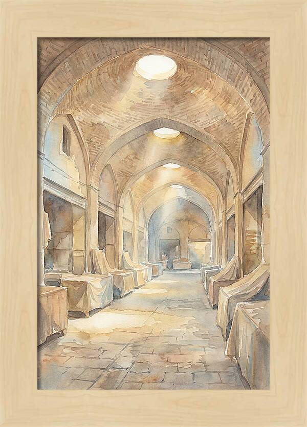Covered Bazaar With Vaulted Brick Ceiling
