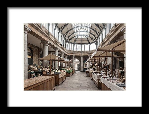 Covered Market Hall With Arched Ceiling