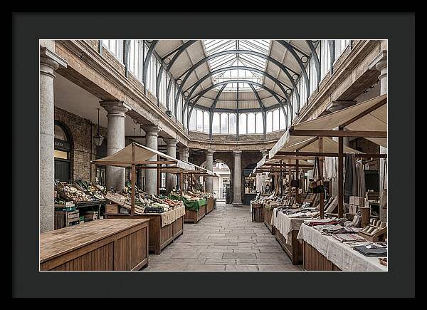 Covered Market Hall With Arched Ceiling
