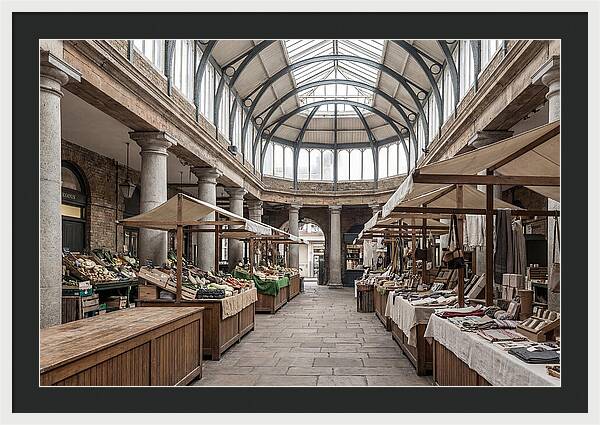 Covered Market Hall With Arched Ceiling