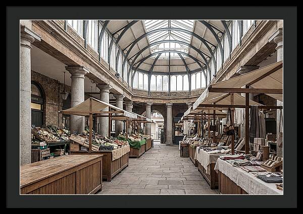 Covered Market Hall With Arched Ceiling