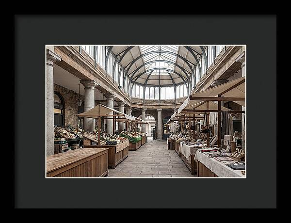 Covered Market Hall With Arched Ceiling