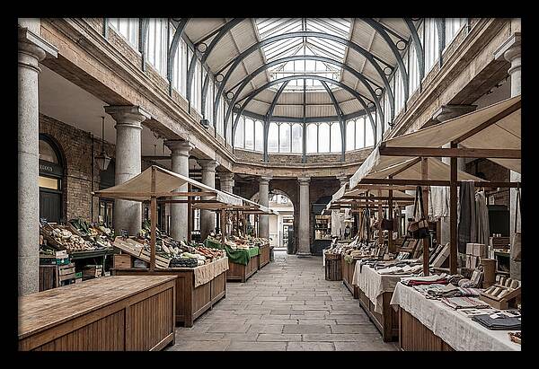 Covered Market Hall With Arched Ceiling