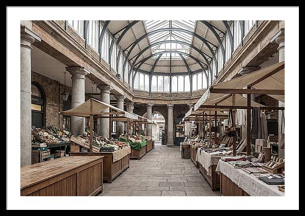 Covered Market Hall With Arched Ceiling
