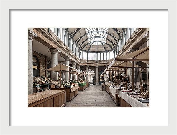 Covered Market Hall With Arched Ceiling
