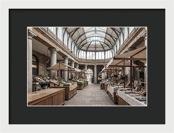 Covered Market Hall With Arched Ceiling