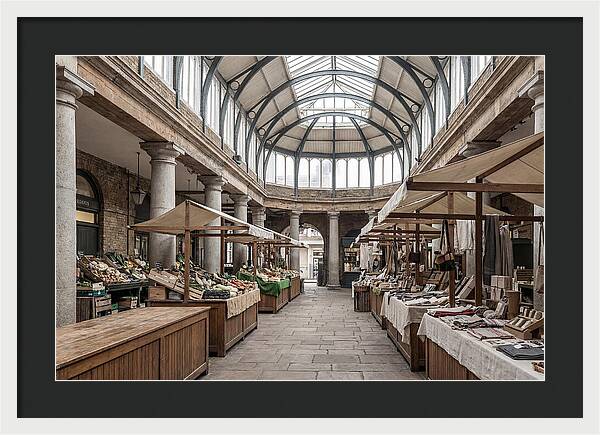 Covered Market Hall With Arched Ceiling