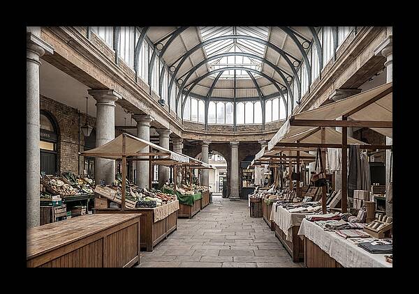 Covered Market Hall With Arched Ceiling
