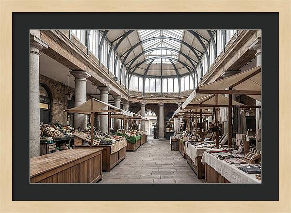 Covered Market Hall With Arched Ceiling