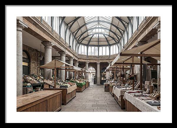 Covered Market Hall With Arched Ceiling