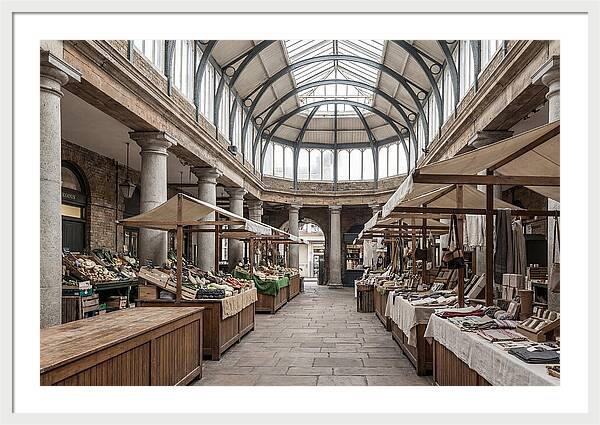 Covered Market Hall With Arched Ceiling