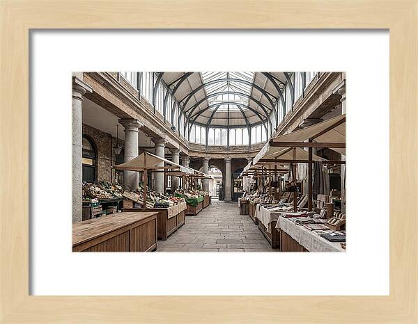 Covered Market Hall With Arched Ceiling