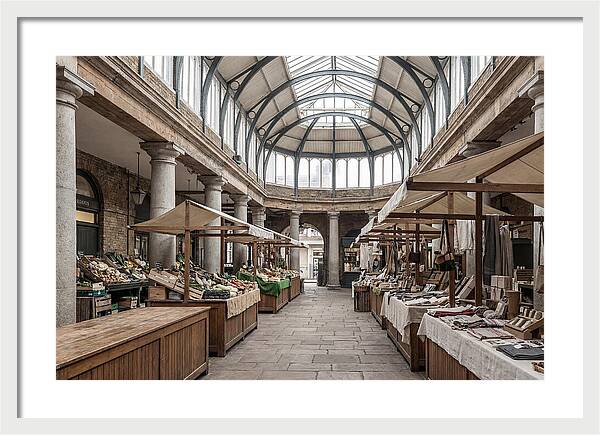 Covered Market Hall With Arched Ceiling