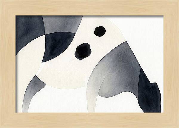 Cow In Minimalist Style