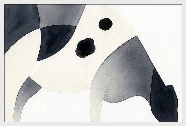 Cow In Minimalist Style