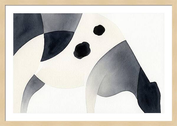 Cow In Minimalist Style