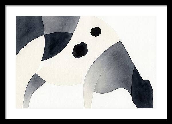 Cow In Minimalist Style