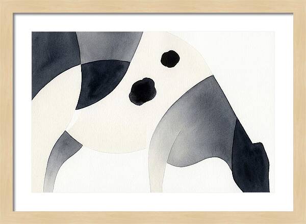 Cow In Minimalist Style