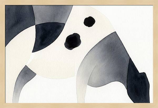 Cow In Minimalist Style