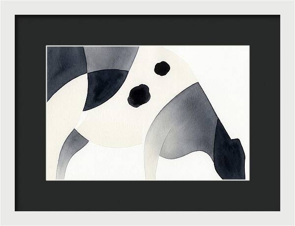 Cow In Minimalist Style