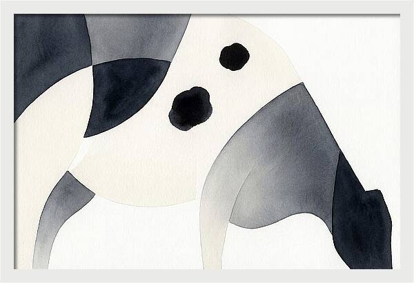 Cow In Minimalist Style