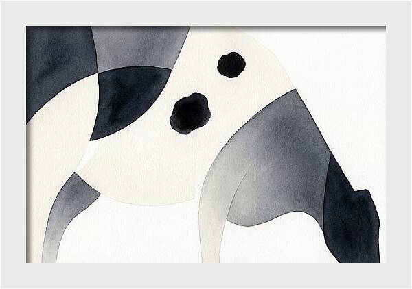 Cow In Minimalist Style