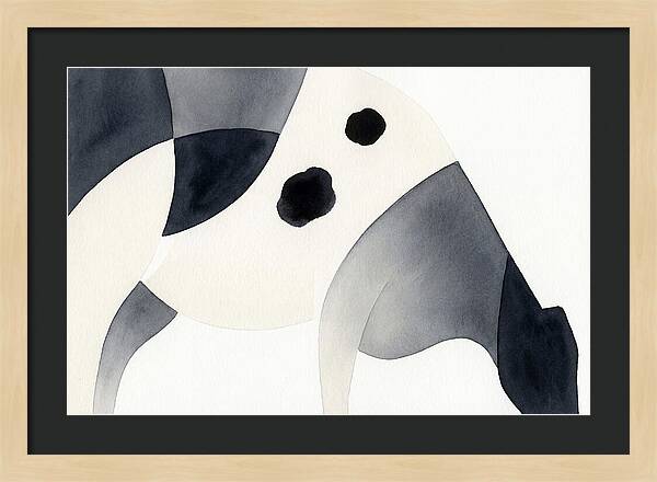 Cow In Minimalist Style