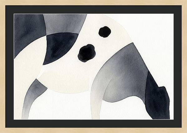 Cow In Minimalist Style