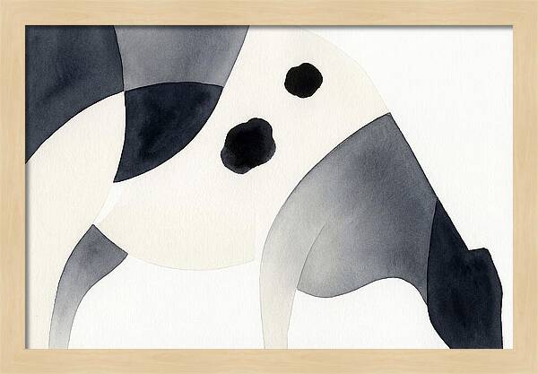 Cow In Minimalist Style