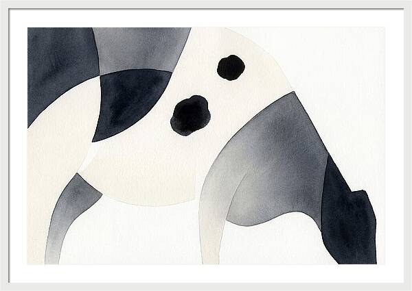 Cow In Minimalist Style