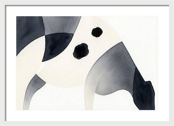 Cow In Minimalist Style