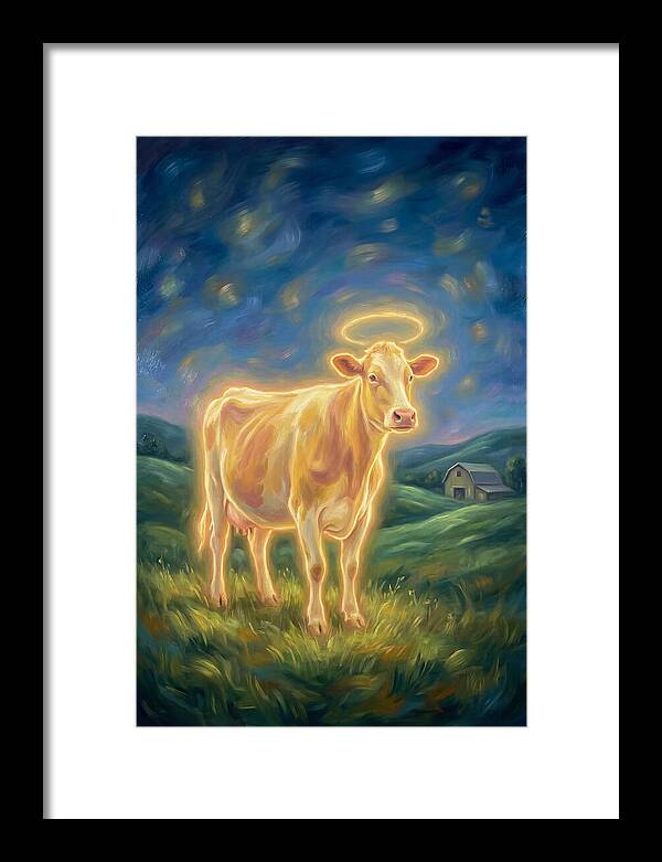 Cow In Pastoral Scene
