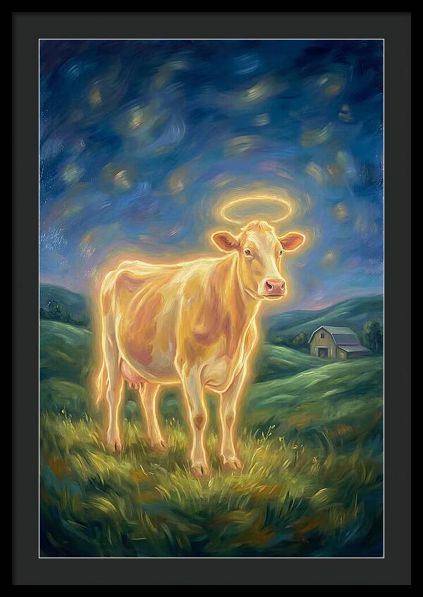 Cow In Pastoral Scene