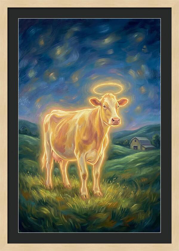 Cow In Pastoral Scene