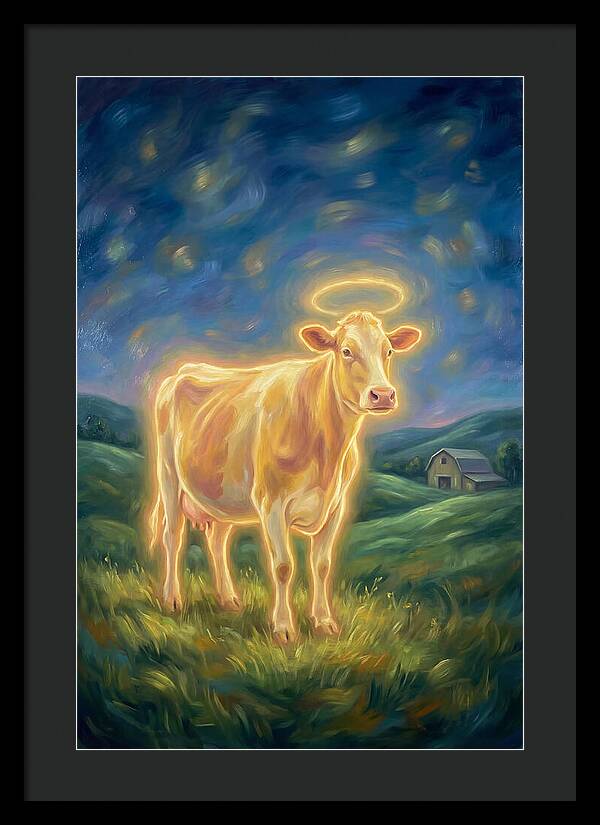 Cow In Pastoral Scene