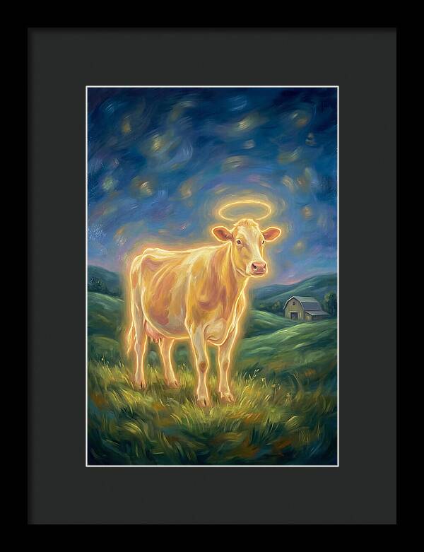 Cow In Pastoral Scene