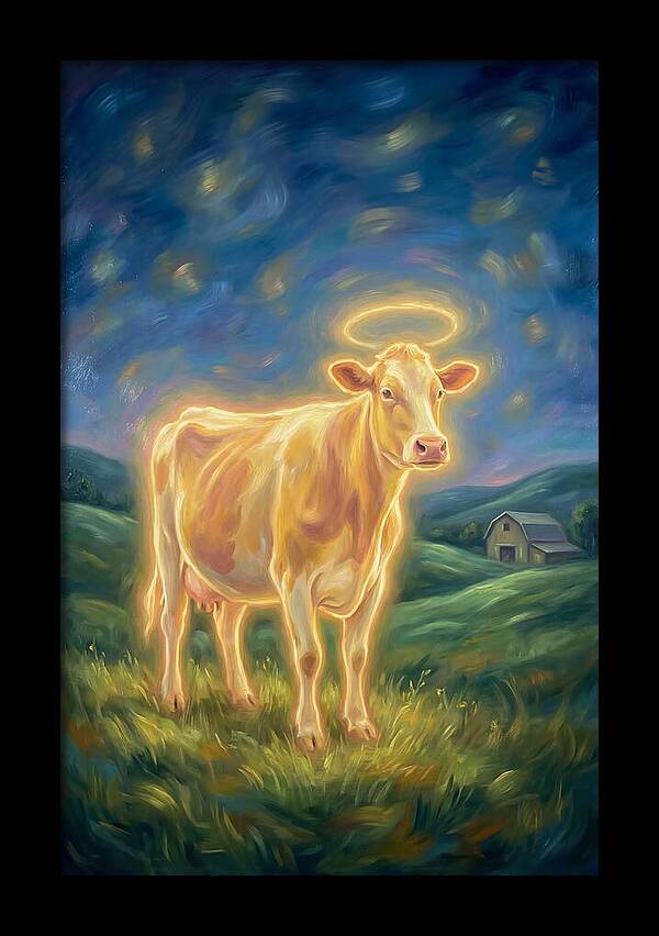 Cow In Pastoral Scene