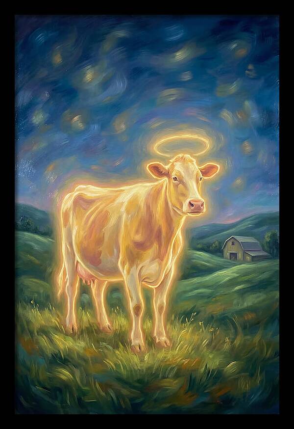 Cow In Pastoral Scene