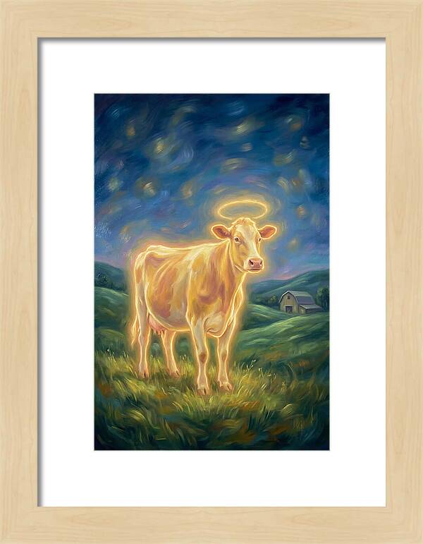 Cow In Pastoral Scene