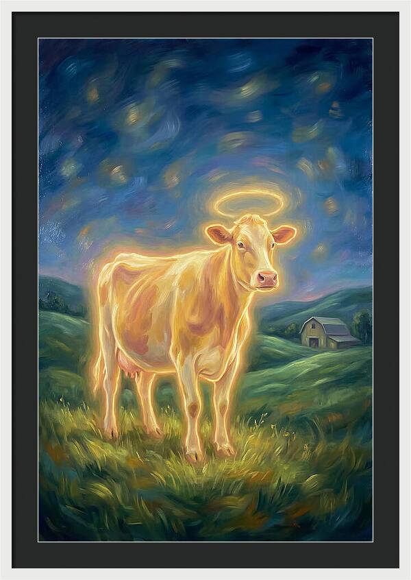 Cow In Pastoral Scene