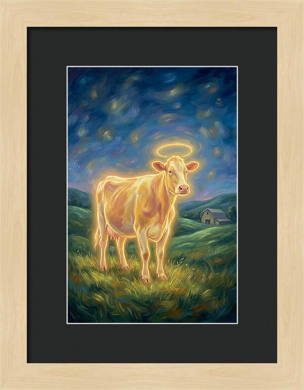 Cow In Pastoral Scene