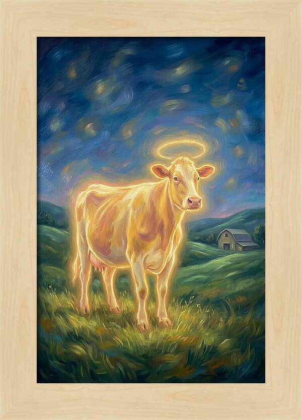 Cow In Pastoral Scene